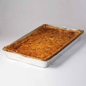 Cheese and onion tray quiche