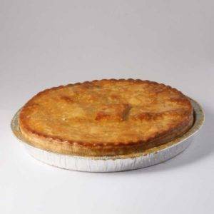 Egg and ham 8 inch plate pie