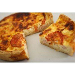 Egg and ham quiche