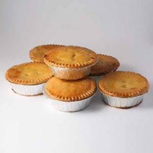 6 pack steak and kidney pies