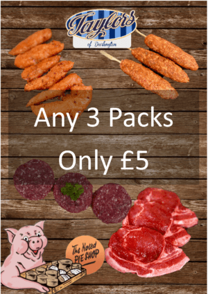 Any 3 packs only £5