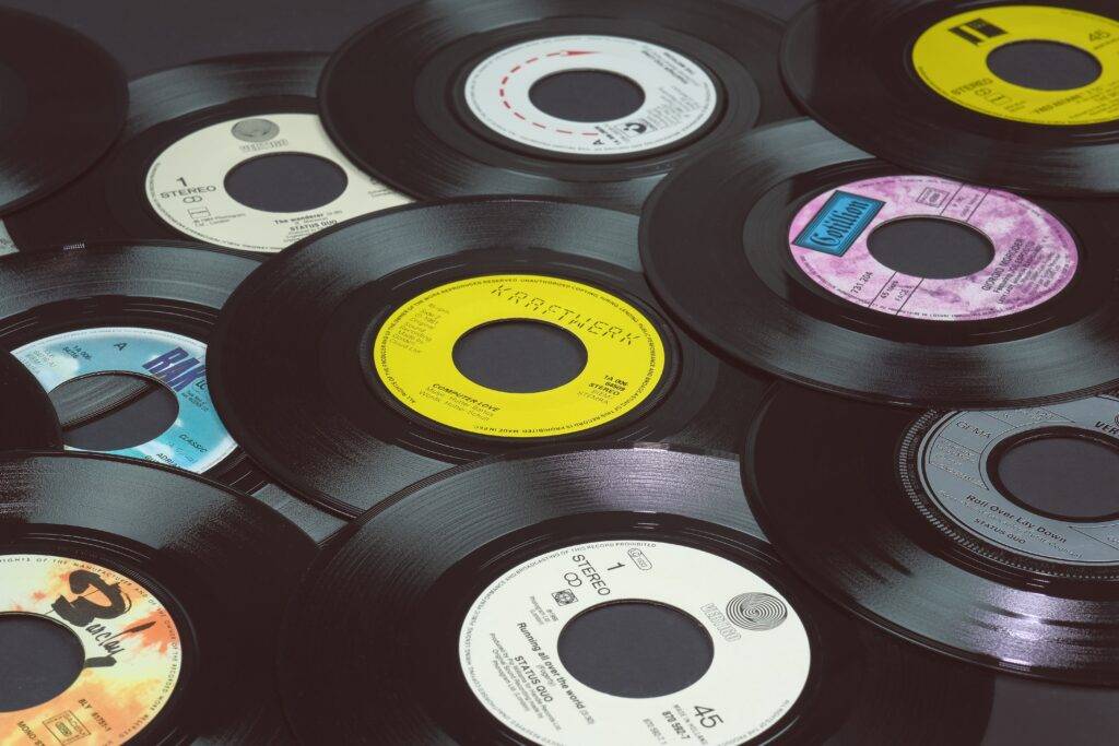 Vinyls scattered over vinyls