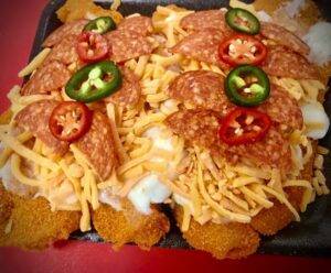 2 pack Hot shot chicken parmo