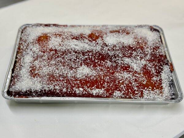 Jam and Coconut cake tray
