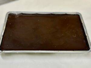 Chocolate flapjack tray