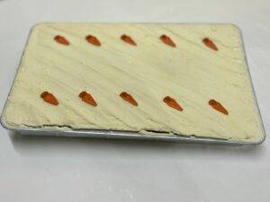 Carrot cake tray