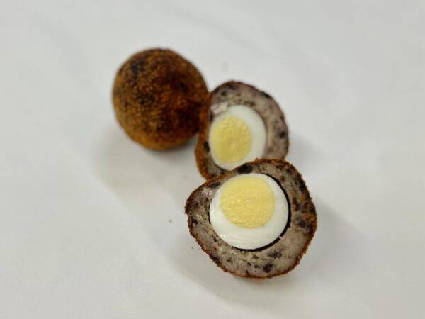 Black pudding and Caramelised Red onion Scotch Egg